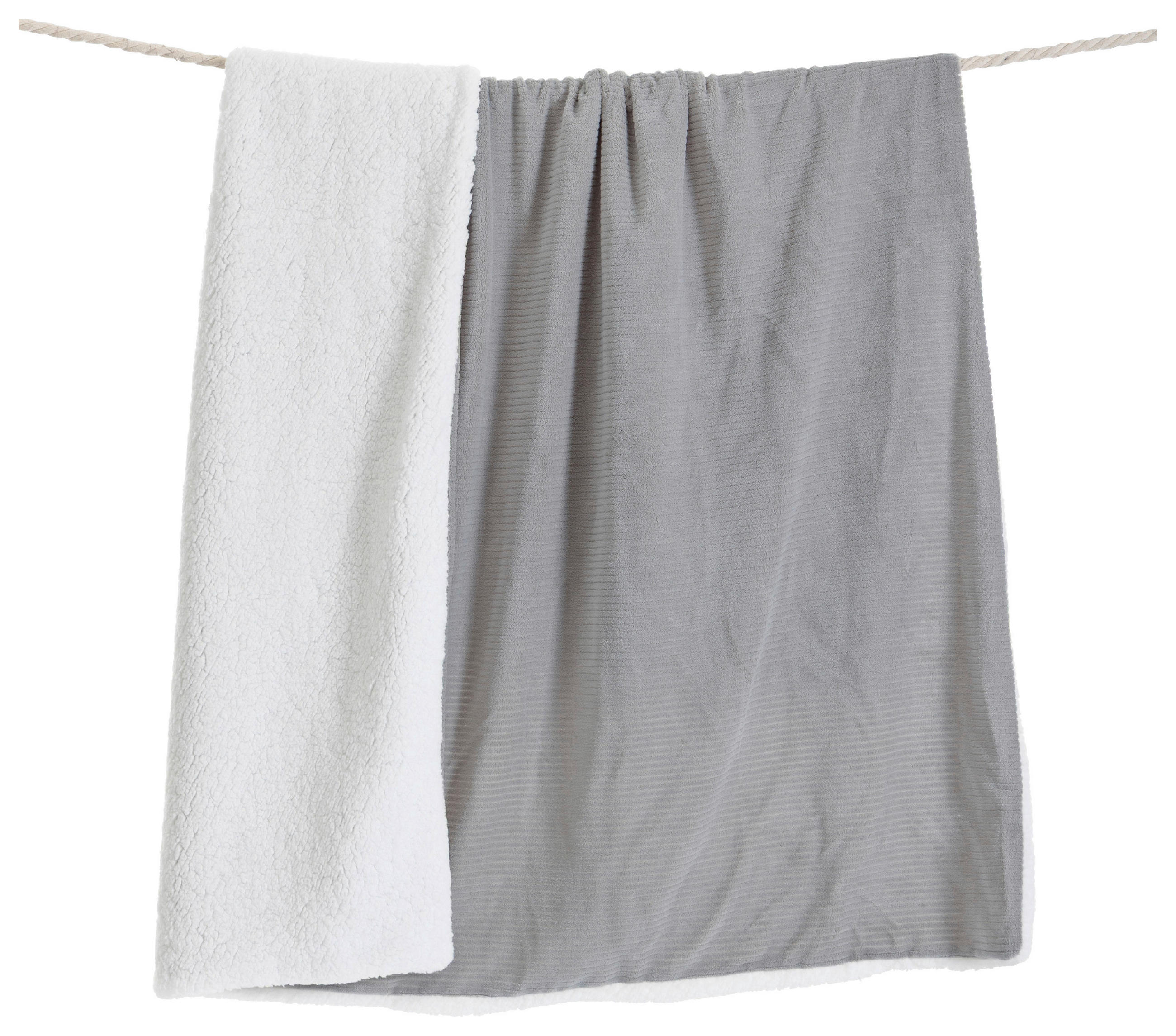 DEKA, polyester, 130/170 cm - šedá, Basics, textil (130/170cm) - Novel