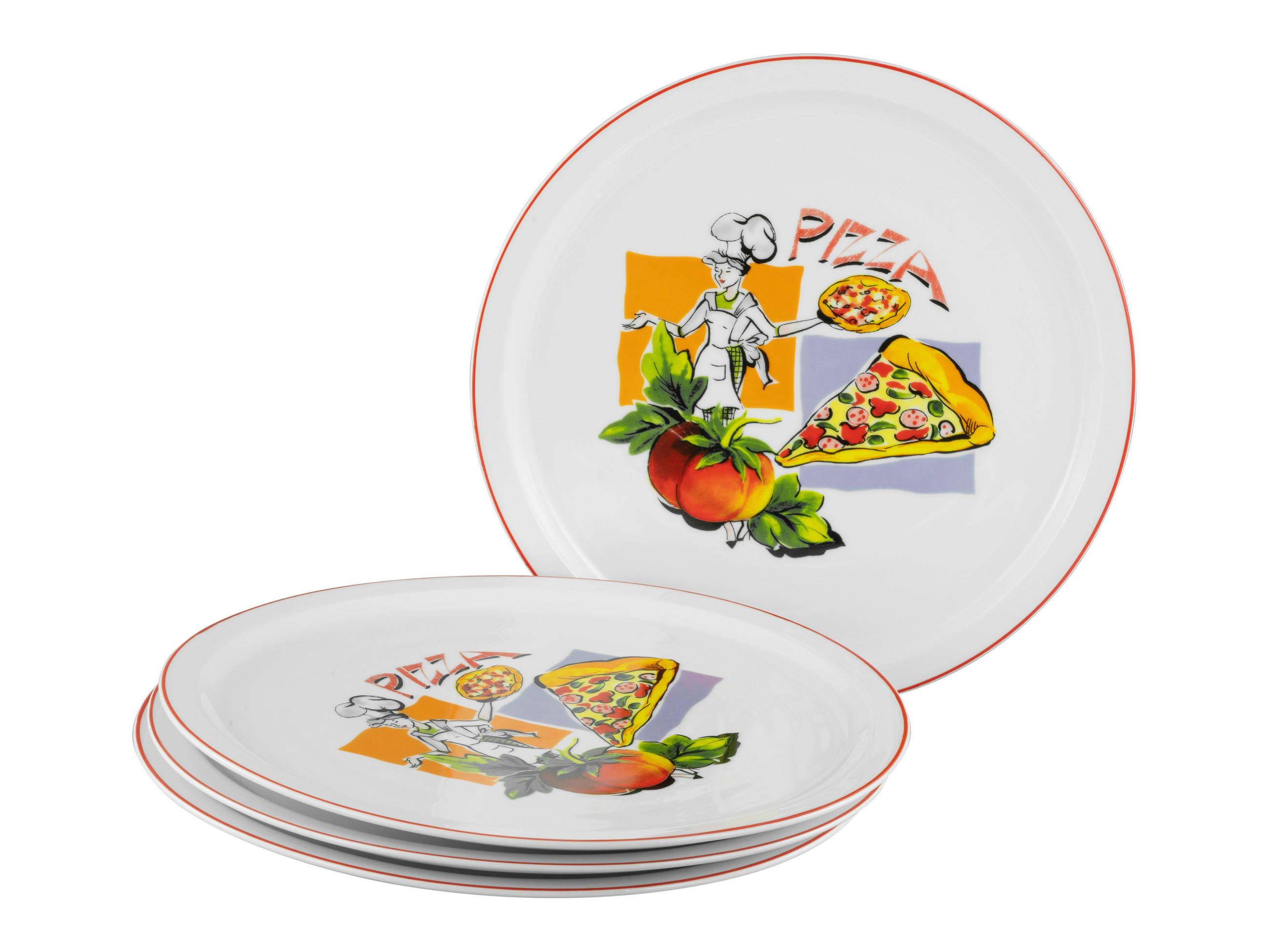 PIZZATELLER Milano Sofia  30/40/10 cm   - Multicolor, Basics, Keramik (30/40/10cm) - Creatable