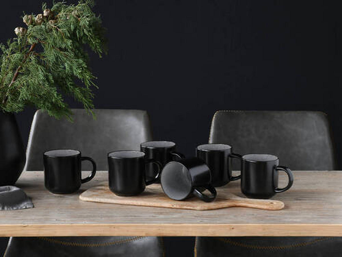 KAFFEEBECHERSET 6-teilig  - Hellgrau, Trend, Keramik - Creatable
