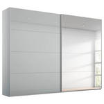 SCHWEBETÜRENSCHRANK  in Grau  - Grau, Design, Glas/Holzwerkstoff (271/223/69cm) - Xora