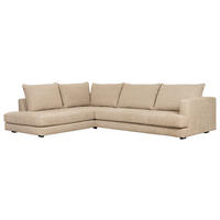 SOFFA i beige  - beige/svart, Basics, metall/trä (315/82/230cm) - Novel