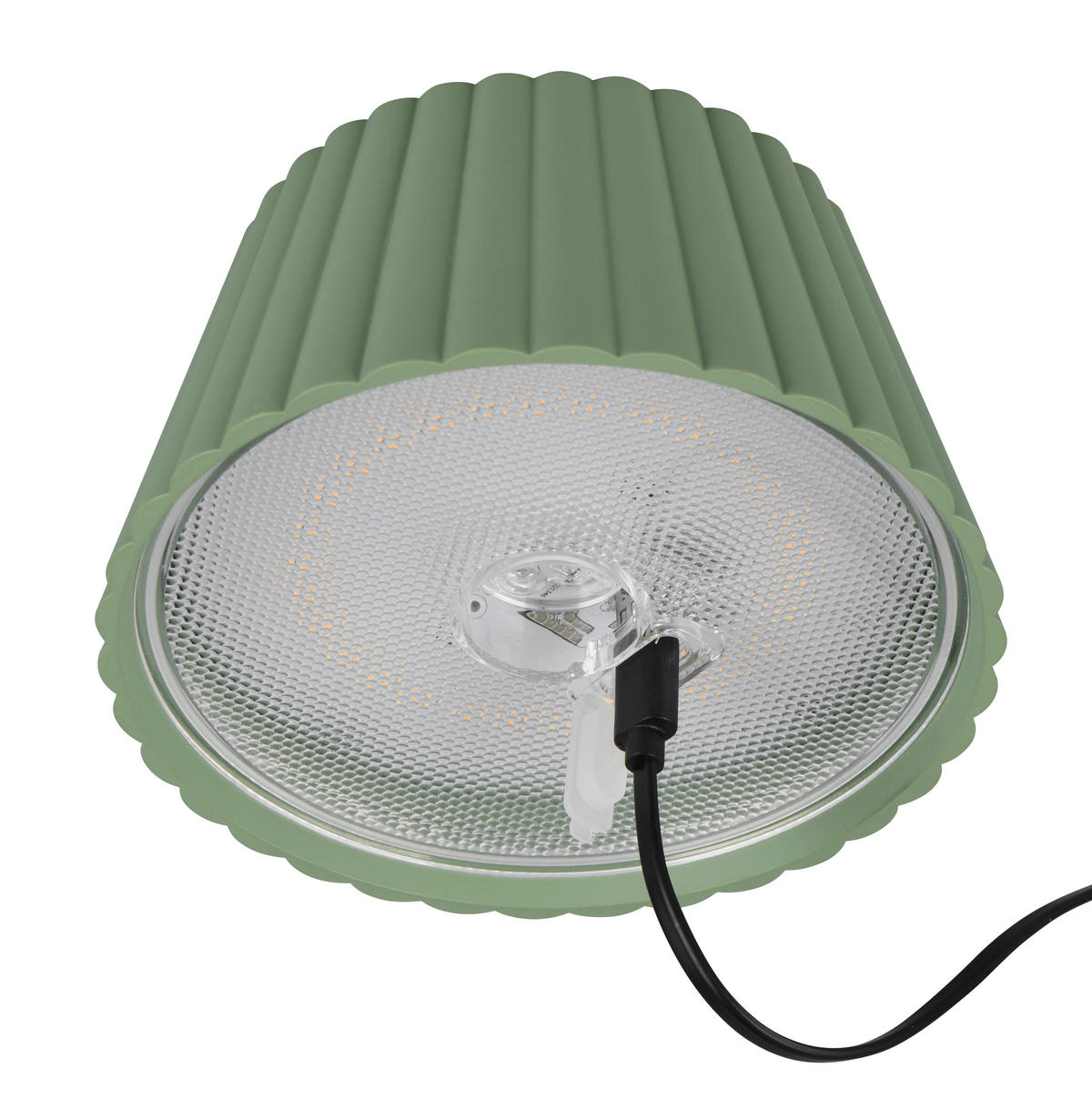 STOLNÍ LAMPA NA BATERIE 13,5/39,1 cm - zelená, Trend, kov (13,5/39,1cm)