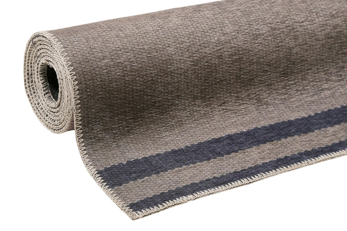 FLACHWEBETEPPICH 130/190 cm Camps Bay Braun, Rosa, Beige  - Beige/Braun, KONVENTIONELL, Textil (130/190cm) - Esprit