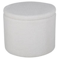 SITTPUFF i  - vit, Design, textil (51/43/51cm) - Livetastic