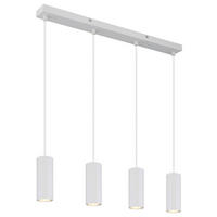 HÄNGELEUCHTE 61/6/120 cm    - Weiss, Design, Kunststoff/Metall (61/6/120cm) - Globo