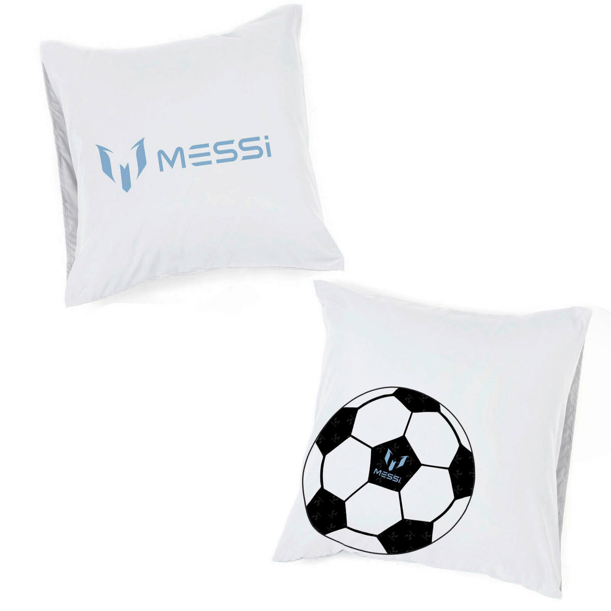 KINDERBETTWÄSCHE Messi Abstract 200/135 cm  - Schwarz/Weiß, Basics, Textil (200/135cm)
