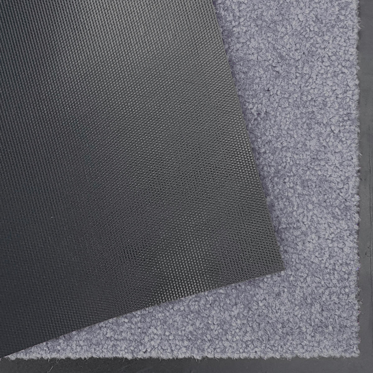 SCHMUTZFANGMATTE  60/90 cm  Grau  - Grau, Basics, Kunststoff/Textil (60/90cm)