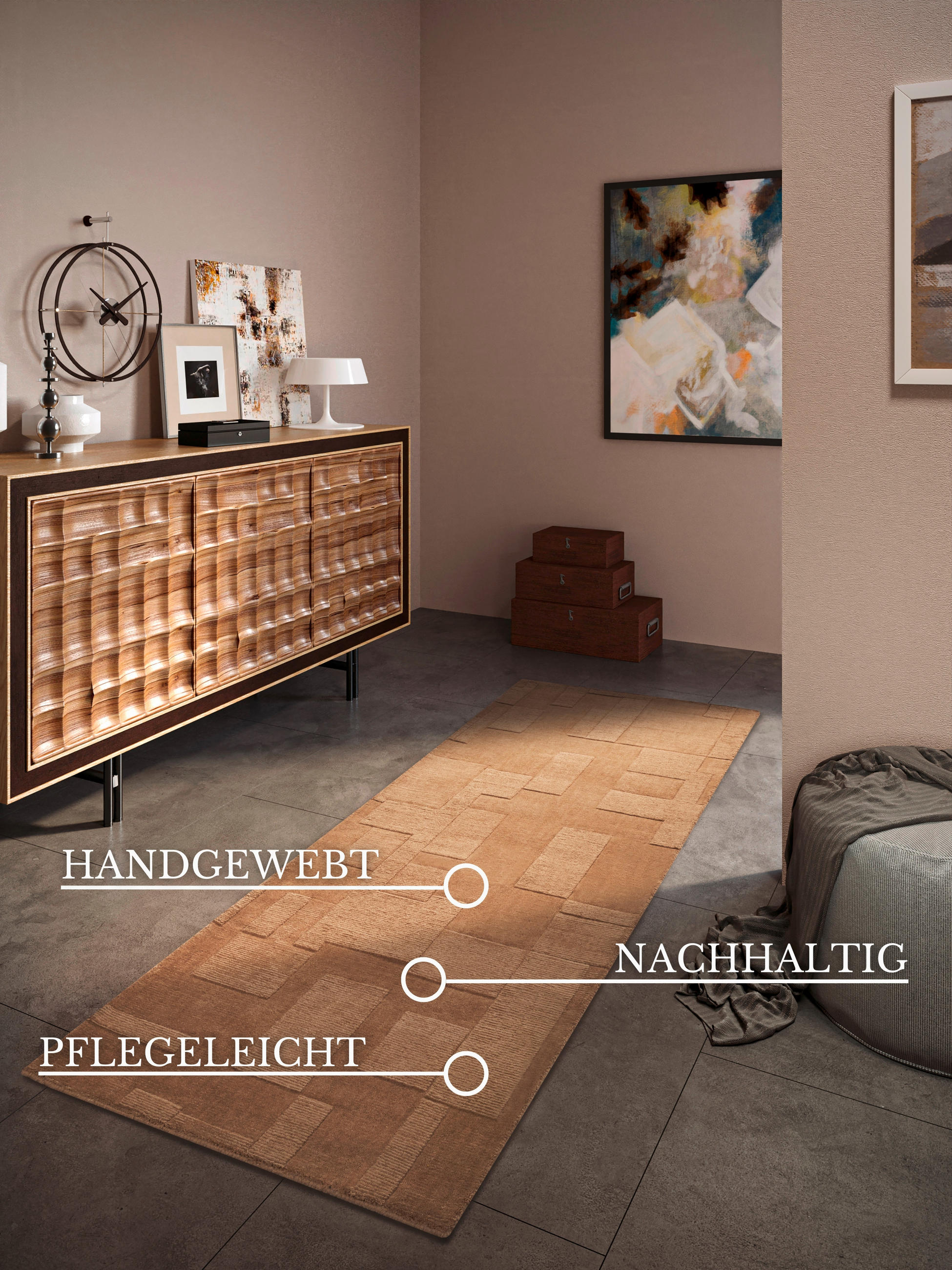 LÄUFER 80/250 cm Kollektion 1906  - Beige, Basics, Textil (80/250cm) - Villeroy & Boch