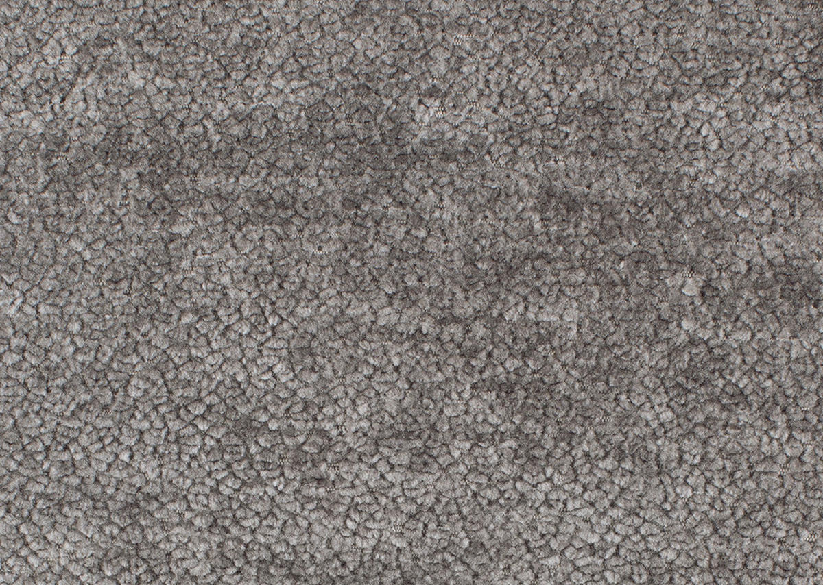 2-SITZER-SOFA in Plüsch Graphitfarben  - Creme/Schwarz, MODERN, Kunststoff/Textil (177/86/105cm) - Hom`in