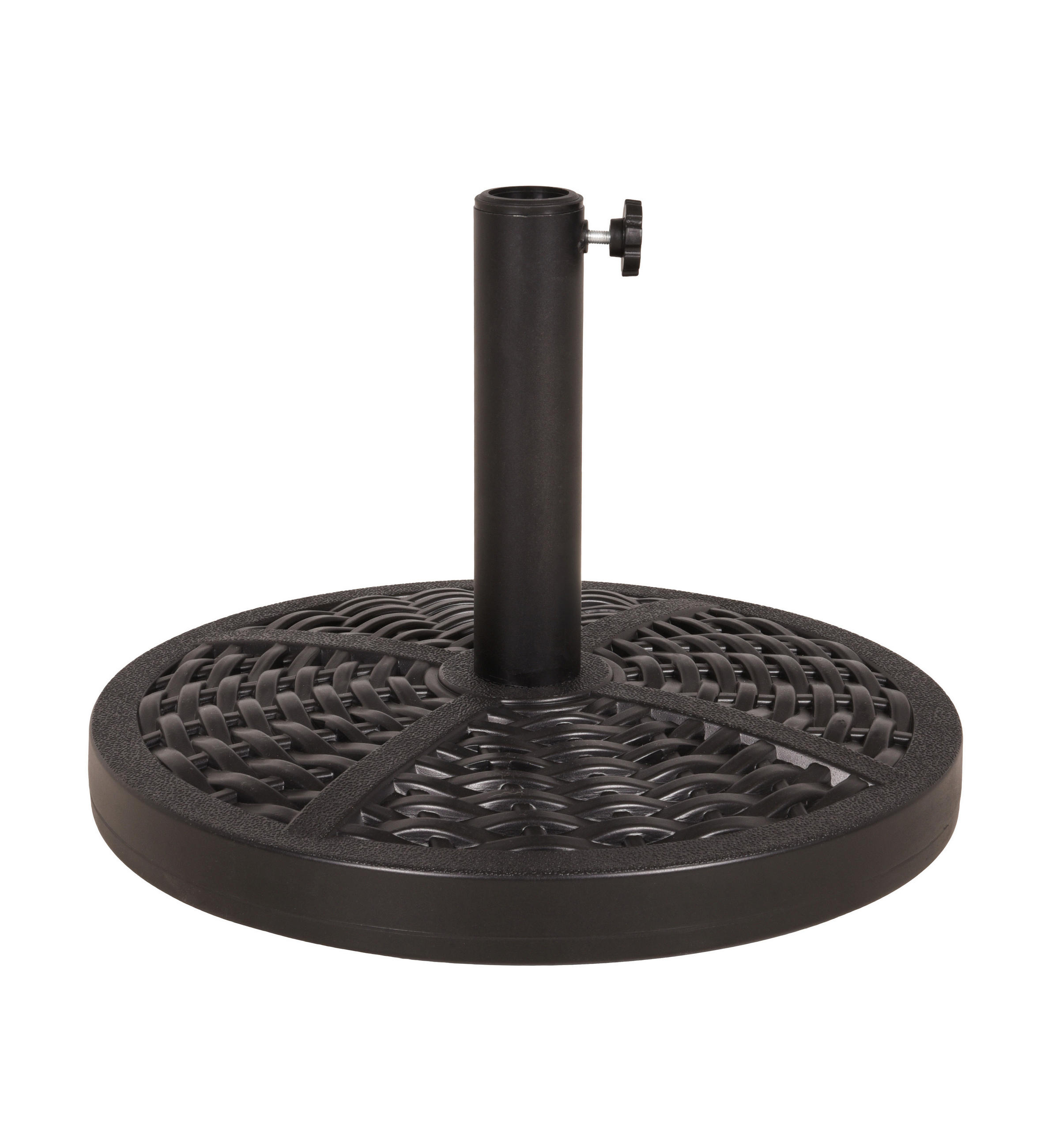 SCHIRMSTÄNDER Metall, Kunststoff Schwarz  - Schwarz, MODERN, Kunststoff/Metall (45,5/32,2/45,5cm) - Gardenson