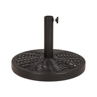 SCHIRMSTÄNDER Metall, Kunststoff Schwarz  - Schwarz, MODERN, Kunststoff/Metall (45,5/32,2/45,5cm) - Gardenson