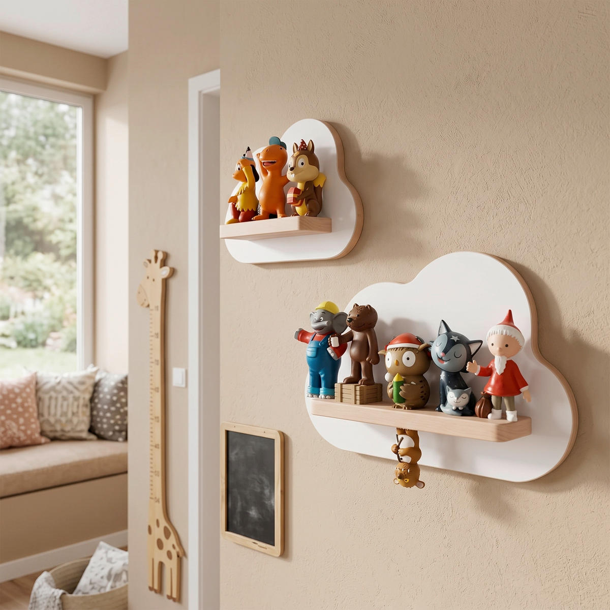 KINDERREGAL  - Weiss, Modern, Holzwerkstoff (22/16/5cm) - Livetastic