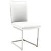 SCHWINGSTUHL  in Nickel Echtleder pigmentiert  - Edelstahlfarben/Beige, Design, Leder/Metall (48/93/65cm) - Ambiente