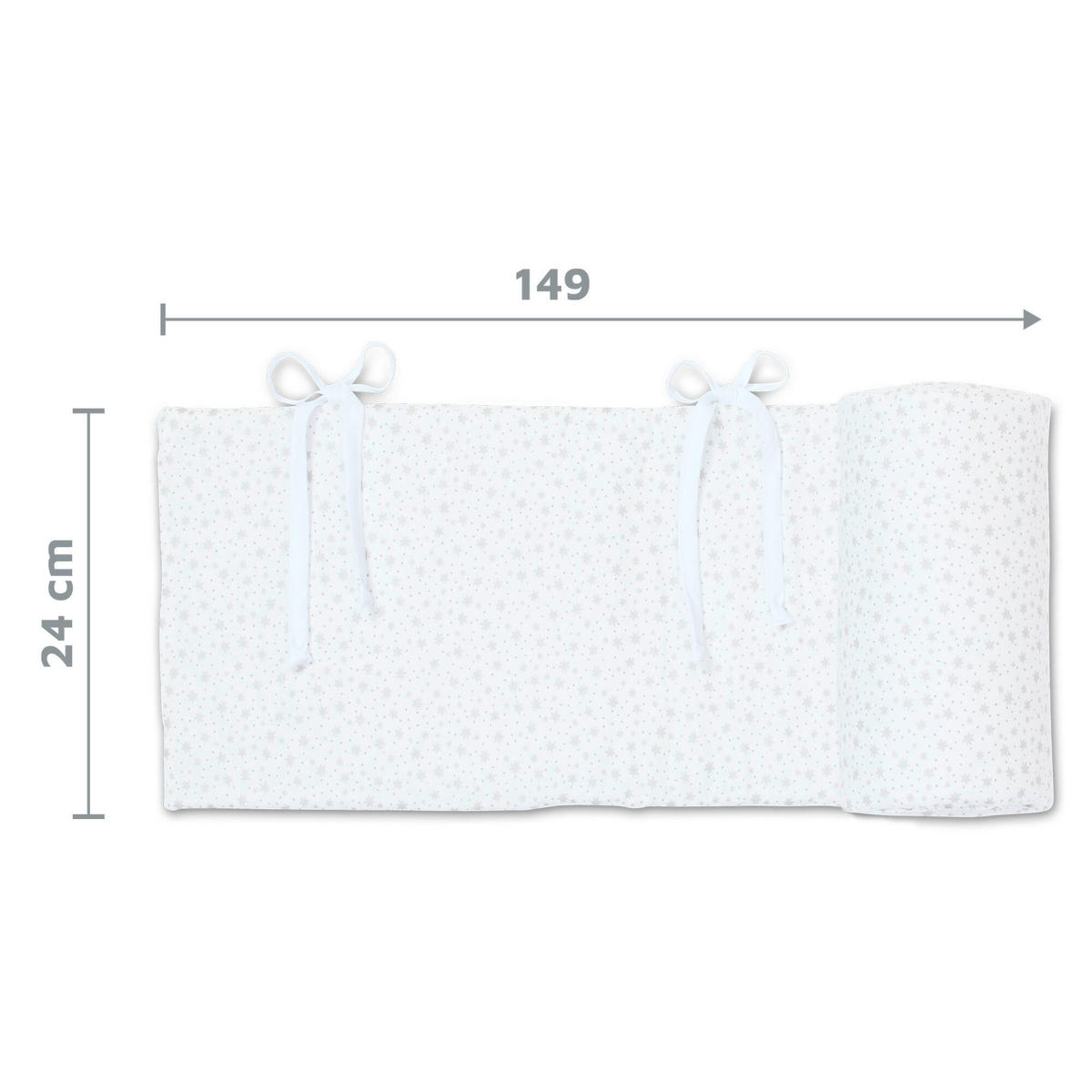 NESTCHEN   24/149 cm  - Weiß, Basics, Textil (24/149cm) - Babybay