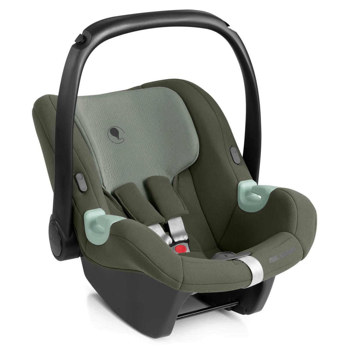 BABYSCHALE Tulip i-Size Sage   - Dunkelgrün/Salbeigrün, Basics, Textil (64/44/59cm) - ABC Design