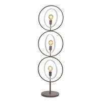 STEHLEUCHTE Montpellier 40/140/30 cm  - Sandfarben/Weiß, Design, Kunststoff/Metall (40/140/30cm)