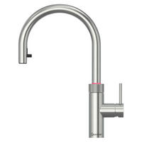 KÜCHENARMATUR Flex Round  - Edelstahlfarben, Basics, Metall (4,6/40/25,6cm) - Quooker