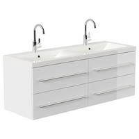 WASCHTISCHKOMBI 60 cm  - Weiß Hochglanz/Weiß, Basics, Keramik/Holzwerkstoff (60cm) - MID.YOU