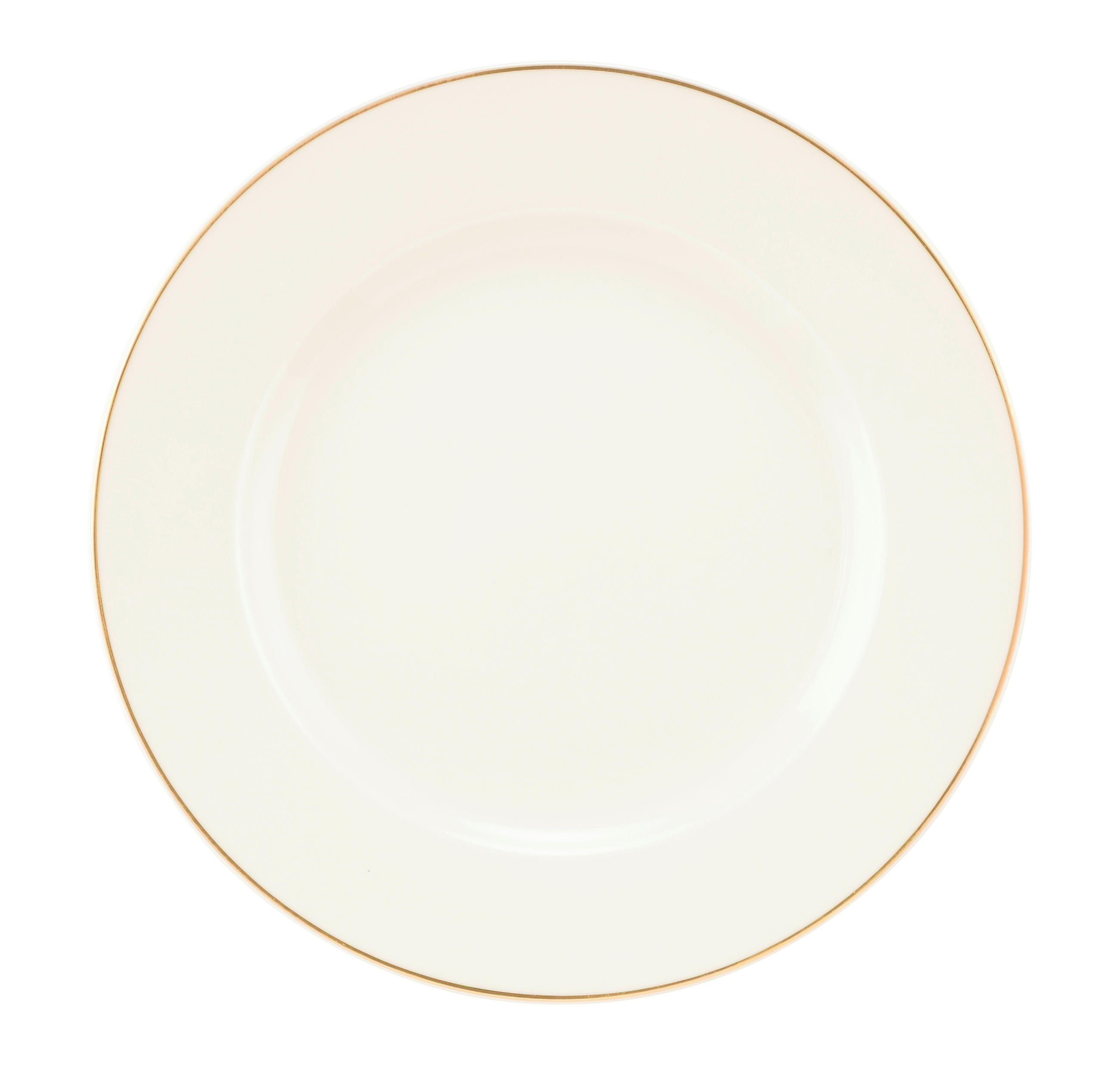 LAPOSTÁNYÉR 30 cm  - krémszínű/aranyszínű, Basics, kerámia (30cm) - Seltmann Weiden