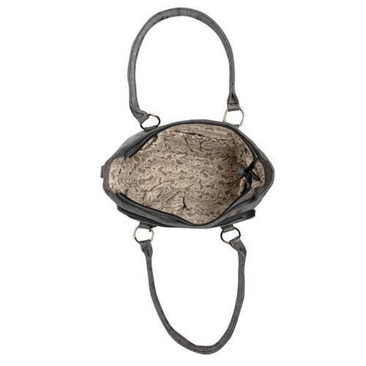 WICKELTASCHE Little Company  - Anthrazit, Trend, Kunststoff/Textil (30/40/12cm)