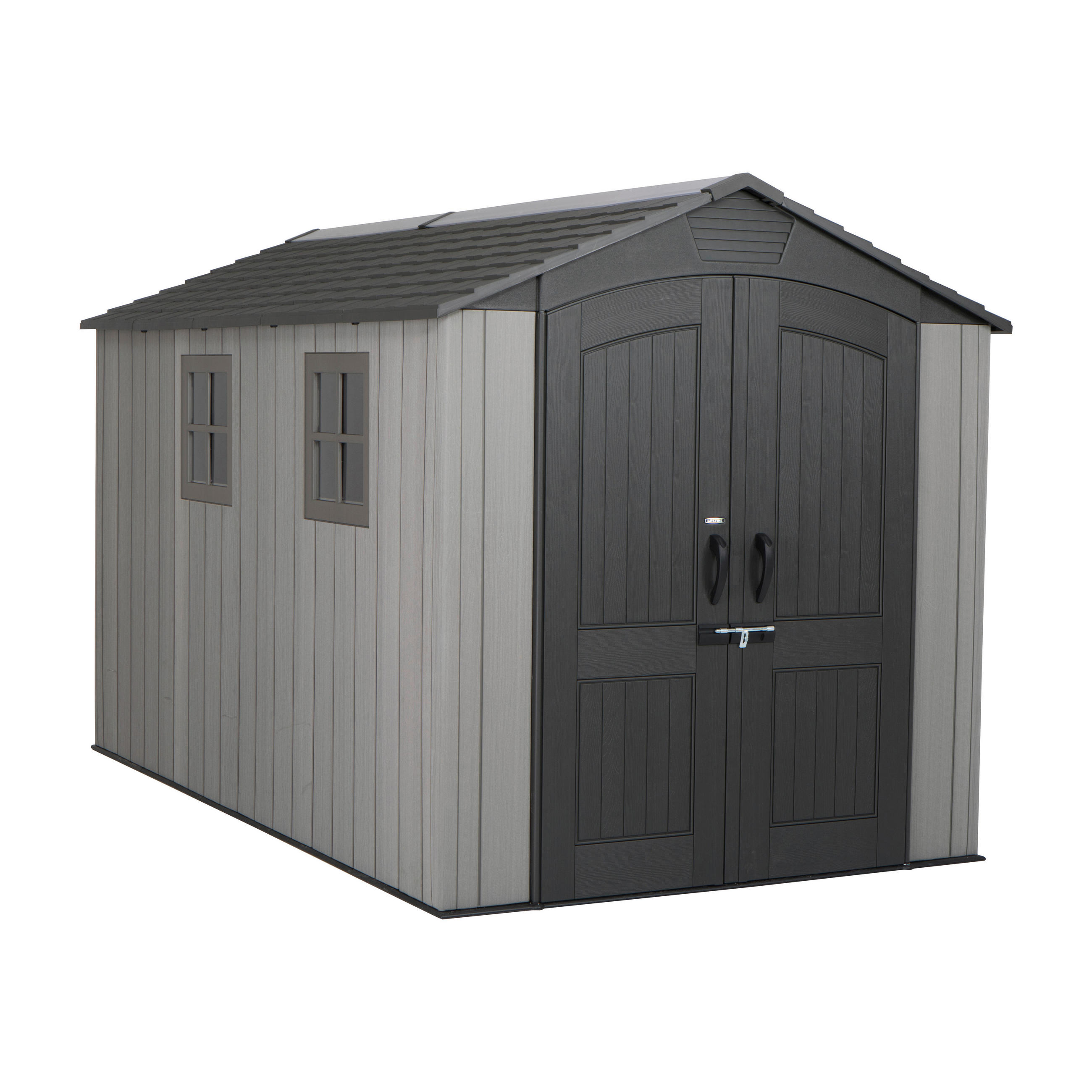 GERÄTEHAUS 204/228/344 cm  - Grau, Basics, Kunststoff (204/228/344cm) - Ambia Garden