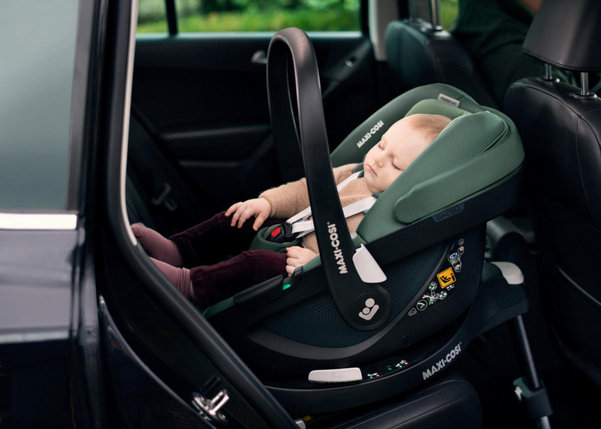 AUTO-SEDIŠTE ZA BEBE  Pebble 360  - zelena, Osnovno, tekstil/metal (36/47/73cm) - Maxi-Cosi