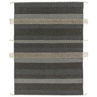 HANDWEBTEPPICH 140/200 cm Botana Dunkelgrau, Beige  - Dunkelgrau/Beige, KONVENTIONELL, Textil (140/200cm) - Schöner Wohnen