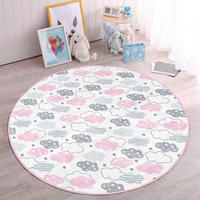 KINDERTEPPICH 120/120 cm Multicolor rund  - Multicolor, Basics, Textil (120/120cm)