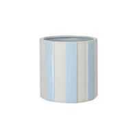 BLUMENTOPF 12,5/12,7 cm  - Blau, Design, Keramik (12,5/12,7cm) - Ambia Home