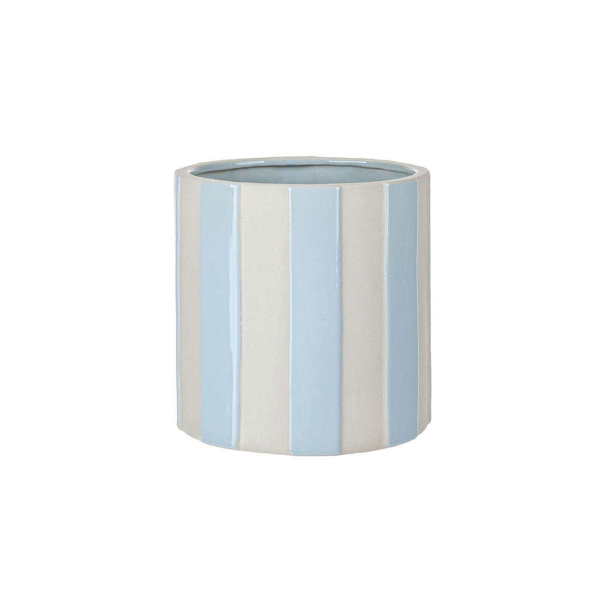 BLUMENTOPF 12,5/12,7 cm  - Blau, Design, Keramik (12,5/12,7cm) - Ambia Home