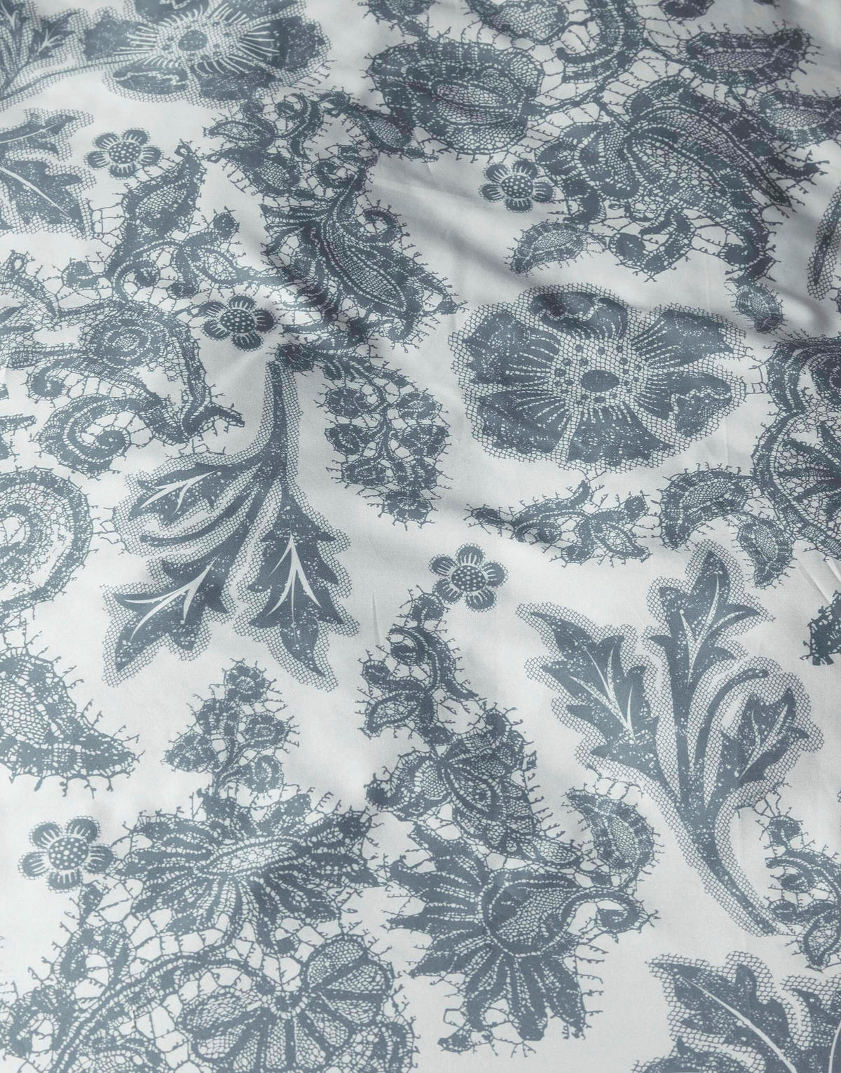 BETTWÄSCHE MAERE Satin 155/220 cm  - Blau, KONVENTIONELL, Textil (155/220cm) - Essenza