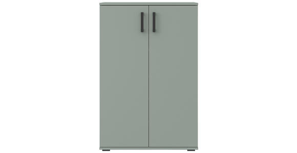 SCHUHSCHRANK 70/106/33,4 cm - Schwarz/Grün, KONVENTIONELL, Holzwerkstoff/Kunststoff (70/106/33,4cm) - Xora