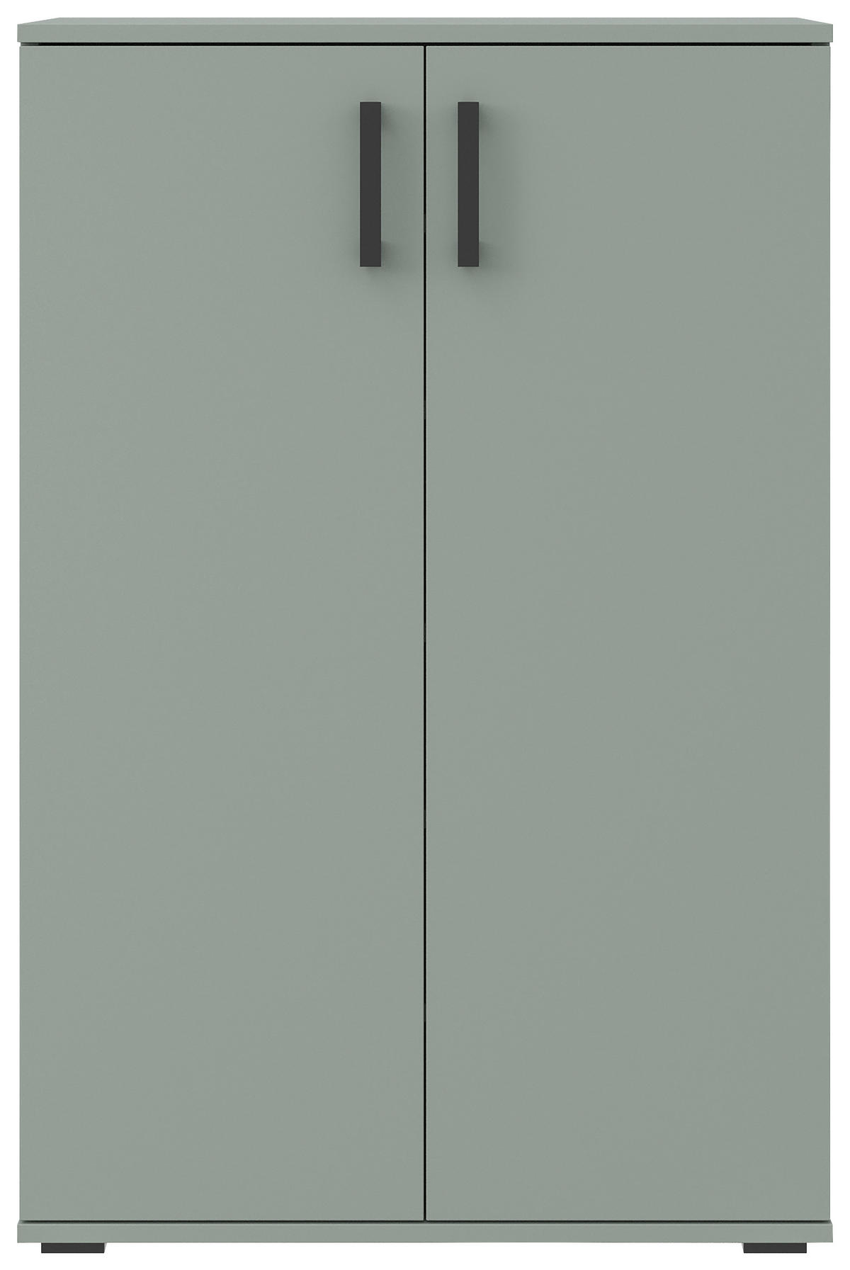 SCHUHSCHRANK Grün  - Schwarz/Grün, KONVENTIONELL, Holzwerkstoff/Kunststoff (70/106/33,4cm) - Xora