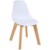KINDERSTUHL  - Buchefarben/Weiß, MODERN, Holz/Kunststoff (33/57/38cm) - P & B