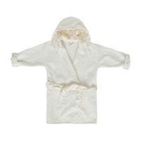 BADEMANTEL - Gelb/Weiß, Basics, Textil (86/92null) - Bebe Jou