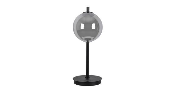 LED-TISCHLEUCHTE 20/51 cm - Chromfarben/Schwarz, Design, Glas/Kunststoff (20/51cm) - Dieter Knoll