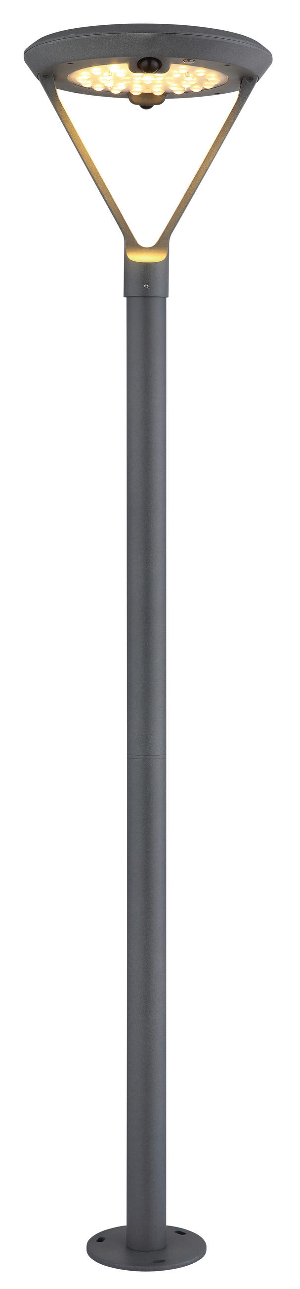 SOLARLEUCHTE  - Klar/Silberfarben, Design, Glas/Kunststoff (31/204,7cm) - Globo