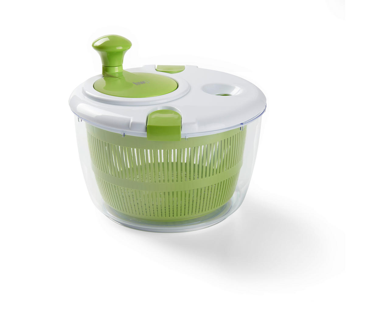 ODSTŘEDIVKA NA SALÁT - bílá/zelená, Basics, plast (24,5/22cm) - Homeware Profession.