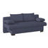 SCHLAFSOFA Blau - Blau/Wengefarben, KONVENTIONELL, Holz/Textil (200/80/104cm) - NOVEL