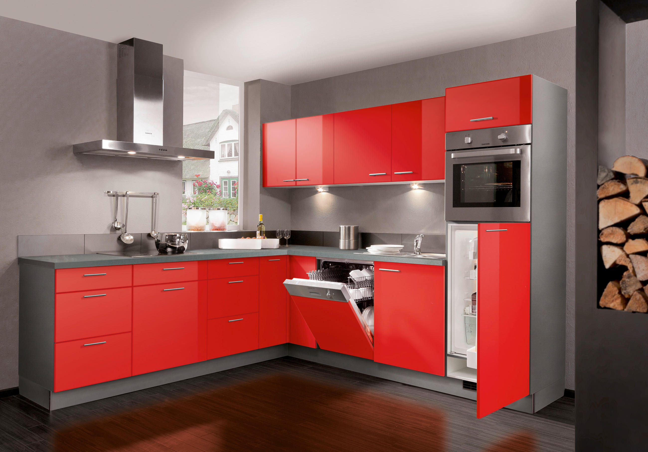 KUCHYNĚ NA MÍRU STAR - Design, kompozitní dřevo - Welnova