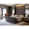 BOXSPRINGBETT 160/200 cm  in Grau  - Schwarz/Grau, MODERN, Textil (160/200cm) - MID.YOU
