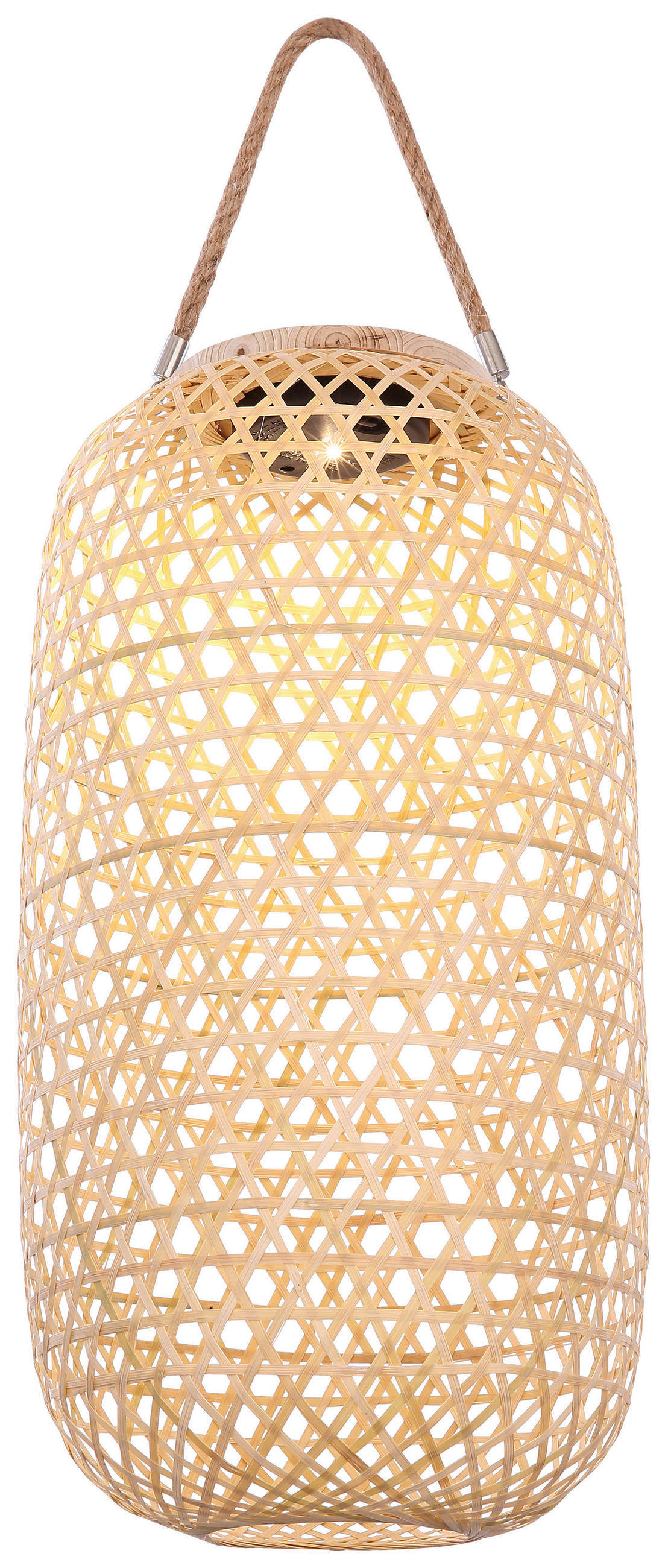 SOLARLEUCHTE  - Naturfarben, Design, Holz/Kunststoff (23/57cm) - Globo