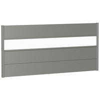 SICHTSCHUTZ - Grau, Basics, Kunststoff/Metall (194/91/4,4cm) - Biohort