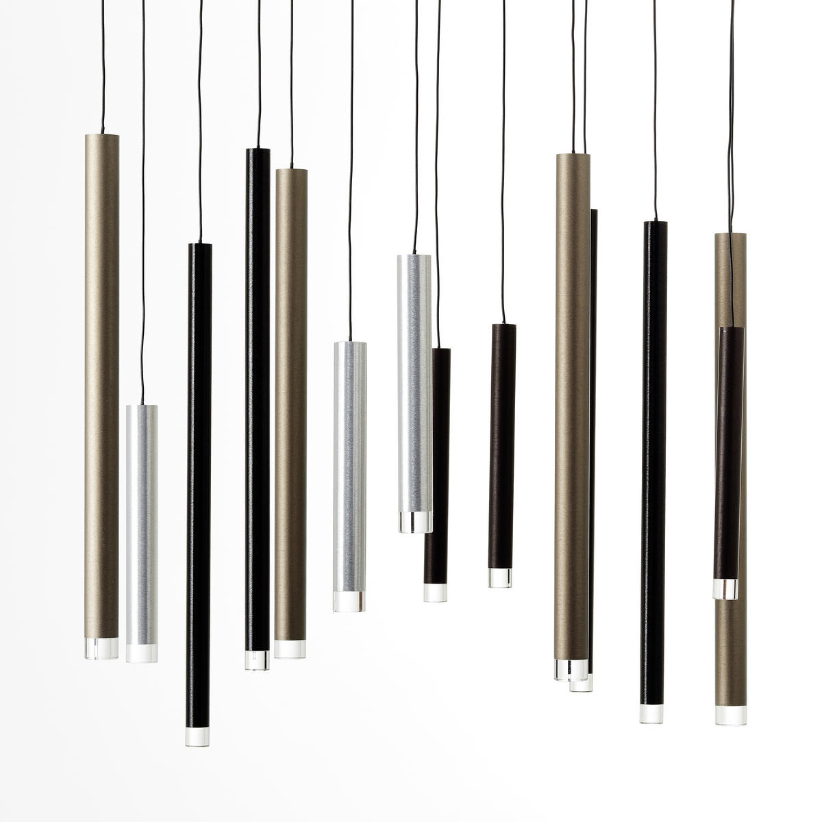 LED-HÄNGELEUCHTE 70/30/180 cm    - Hellbraun/Silberfarben, Design, Kunststoff/Metall (70/30/180cm)