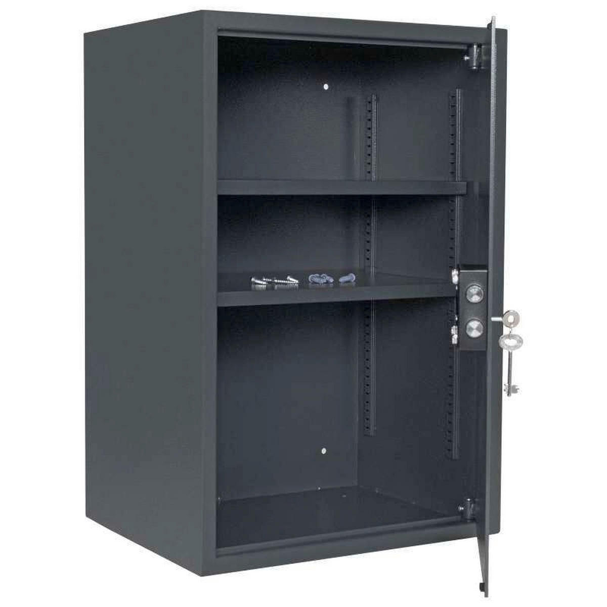 TRESOR - Anthrazit, KONVENTIONELL, Metall (45/67/36cm) - ROTTNER