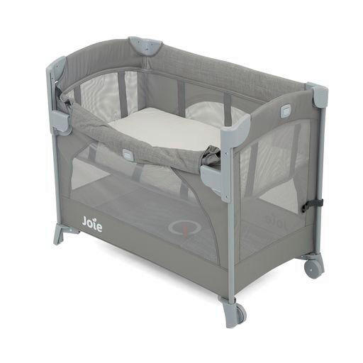 REISEBETT Kubbie Sleep Hellgrau, Dunkelgrau  - Dunkelgrau/Hellgrau, Basics (53,5/81/100cm) - Joie