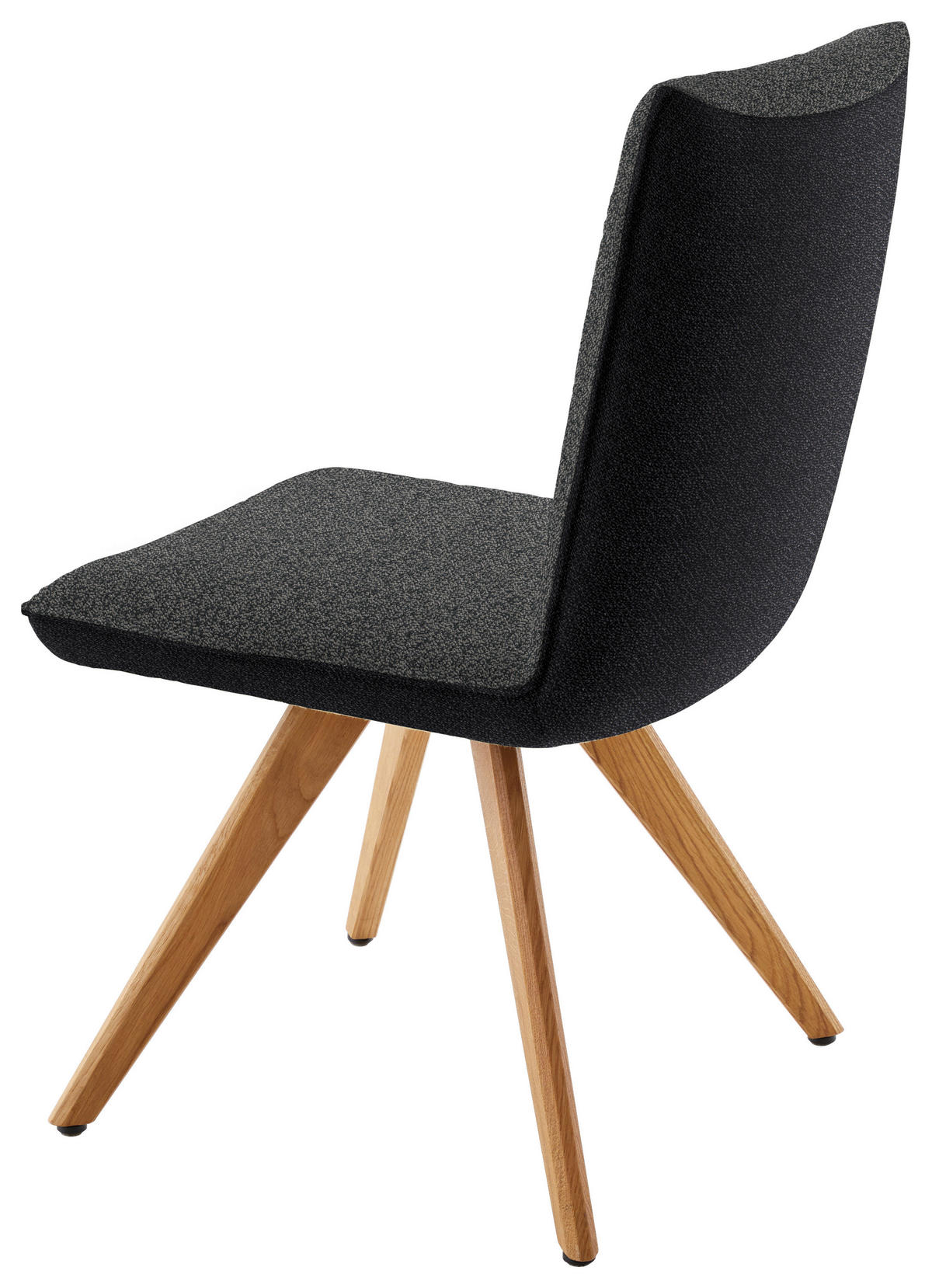 STUHL  in Flachgewebe  - Eichefarben/Anthrazit, Design, Holz/Textil (48/91/63cm) - Koinor