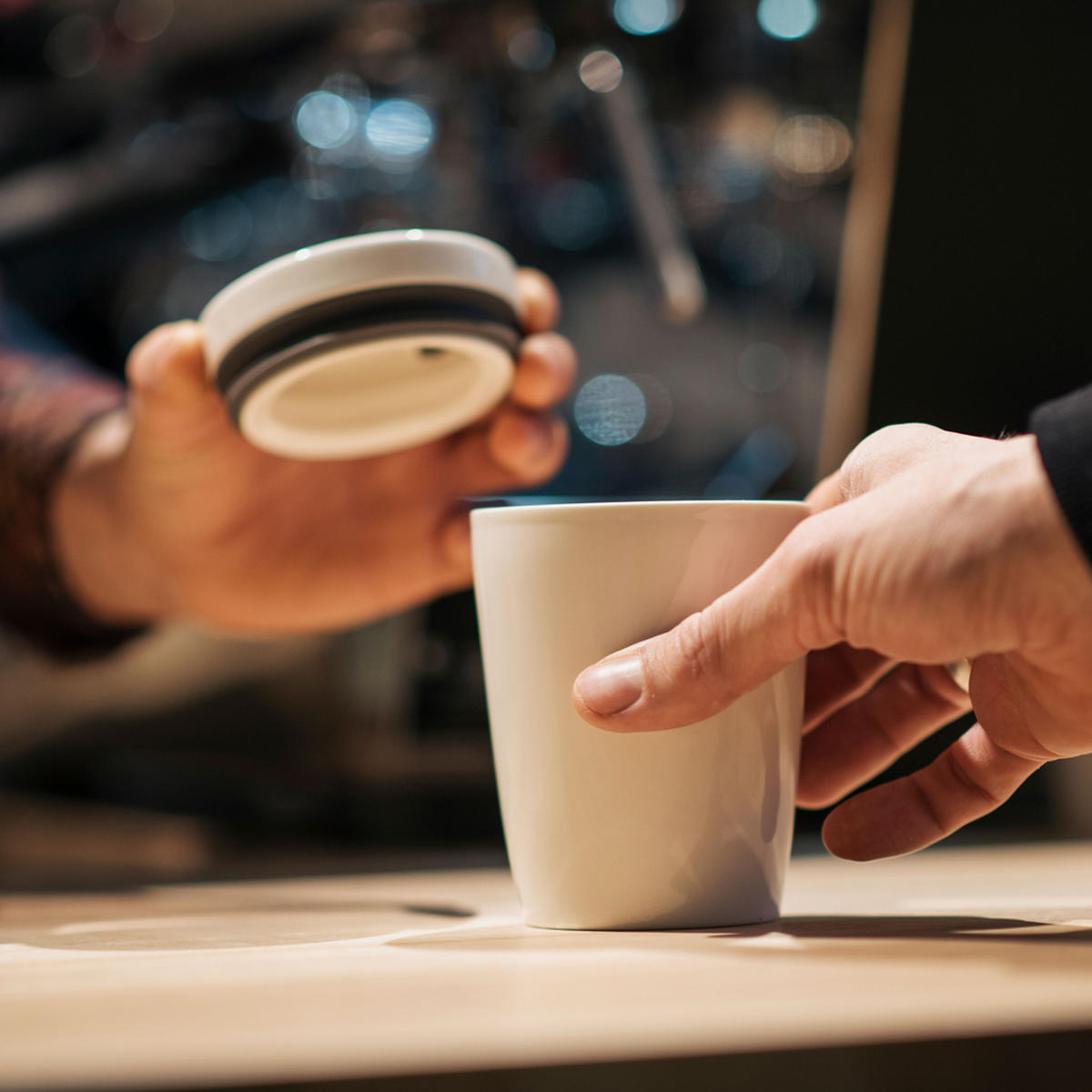 COFFEE-TO-GO-BECHER TO GO, TO STAY 0,29 L  - Weiß, Basics, Keramik (290ml) - like.Villeroy & Boch