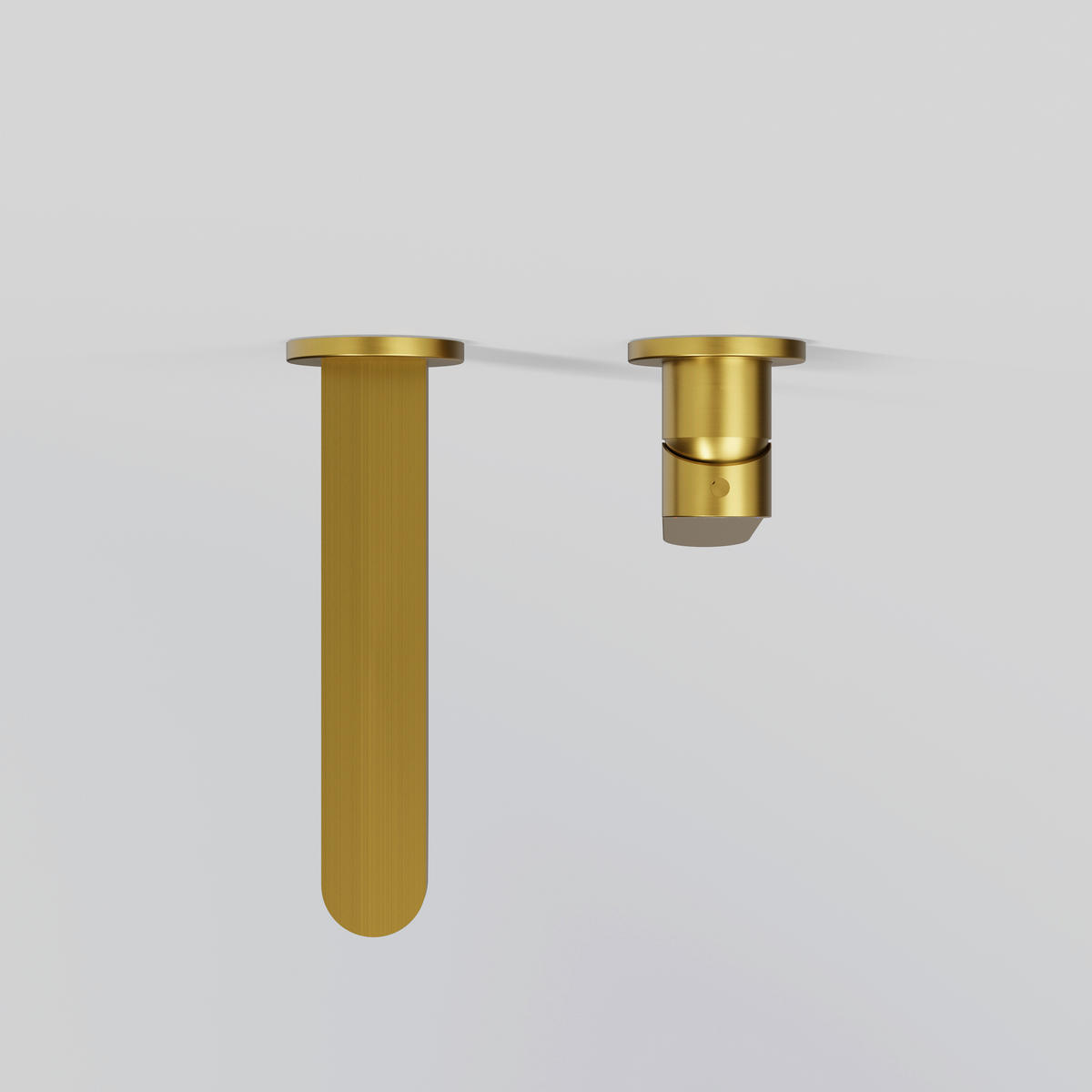 WASCHTISCHARMATUR 340 1814 3 BG  - Goldfarben, MODERN, Metall (22,9/10/22cm)