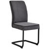 SCHWINGSTUHL  in Eisen Webstoff  - Anthrazit/Schwarz, Design, Textil/Metall (46/97/60,5cm) - Carryhome